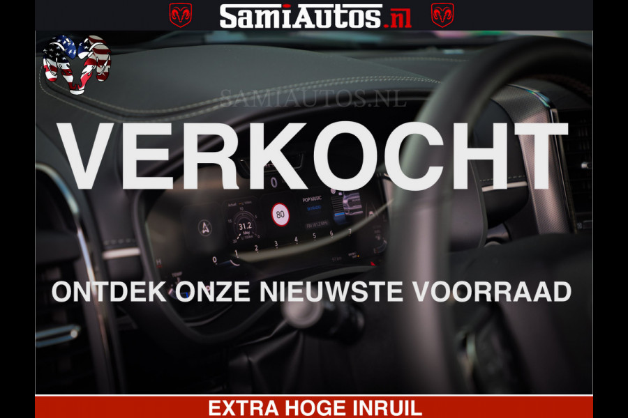 Dodge Ram 1500 Limited Night H.O 540HP 706Nm | Massage + Full Option | De Meest Luxe en Volle Pick-Up in zijn Klasse | Comfortabele Dubbele Cabine met Royale 5 Zitplaatsen | BPM vrij | Nu Leverbaar uit Voorraad | Voorraad Nr 2338 - 5404