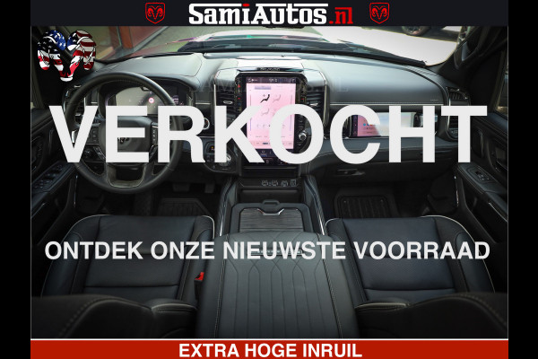 Dodge Ram 1500 Limited Night H.O 540HP 706Nm | Massage + Full Option | De Meest Luxe en Volle Pick-Up in zijn Klasse | Comfortabele Dubbele Cabine met Royale 5 Zitplaatsen | BPM vrij | Nu Leverbaar uit Voorraad | Voorraad Nr 2338 - 5404