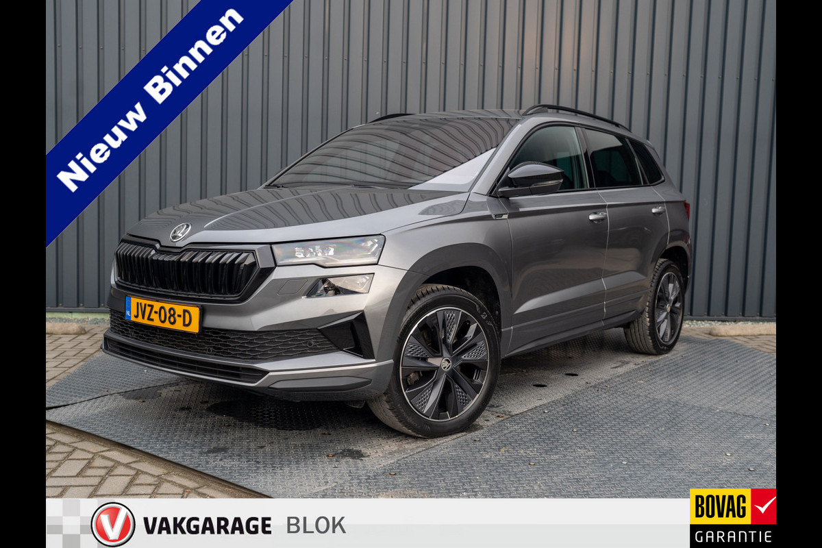 Škoda Karoq 1.5 TSI ACT Sportline Business | Leder | Camera | Adapt. Cruise control | Stoel & Stuur verw. | Prijs Rijklaar!!