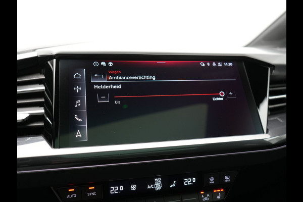 Audi Q4 Sportback e-tron 50 Quattro S Line 77 kWh 300pk Dealer O.H. | Trekhaak Af Fabriek | Panodak | Adaptive Cruise | Head Up | Camera | Matrix LED | Lederen Sportstoelen Verwarmd | Sfeerverlichting | Apple Carplay | Keyless | Blis | 20"L.M | Navigatie |