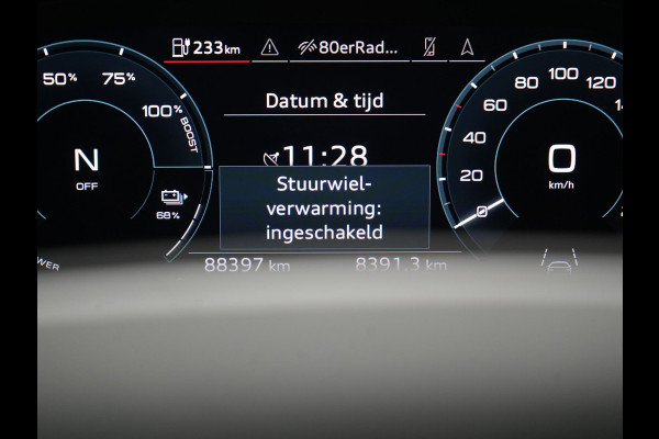 Audi Q4 e-tron 50 Quattro S Line 77 kWh 300pk Dealer O.H. | Trekhaak Af Fabriek | Panodak | Adaptive Cruise | Head Up | Camera | Matrix LED | Lederen Sportstoelen Verwarmd | Sfeerverlichting | Apple Carplay | Keyless | Blis | 20"L.M | Navigatie |