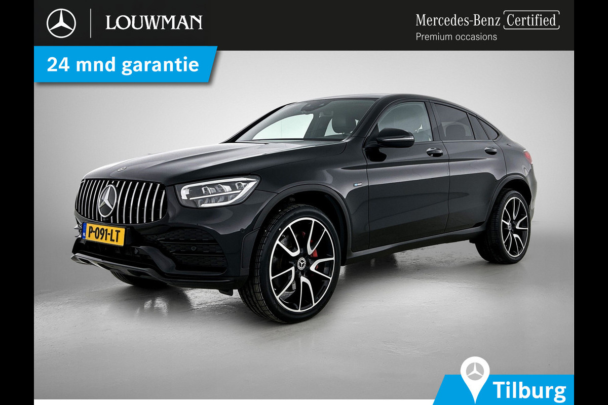 Mercedes-Benz GLC Coupé 300 e 4MATIC Plugin Hybride AMG Line | Digitale Cockpit | Leder | rode remklauwen | Panamericana Grille | Premium pakket Inclusief 24 maanden Mercedes-Benz Certified garantie voor Europa.