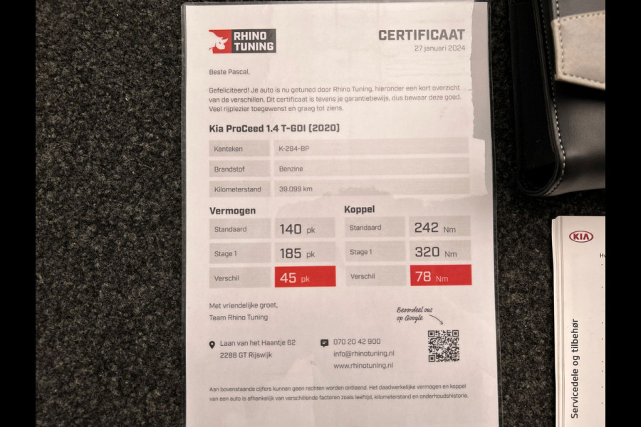 Kia ProCeed 1.4 T-GDI GT-Line Trekhaak Apple/Carplay Stoelverwarming