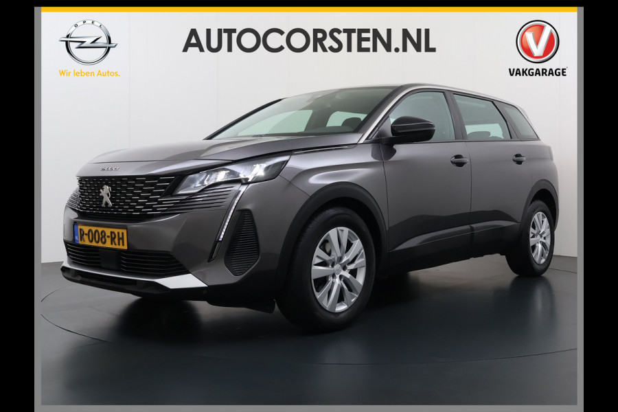 Peugeot 5008 1.2T 131PK Automaat 7-Persoons Navi Ecc 360°Camera Apple Carplay Android Auto Cruise Control Active Pack Business LMV Pdc Bluetooth Isofix Led Verkeersbord detectie Licht-Regensensor Origineel Nederlandse Auto