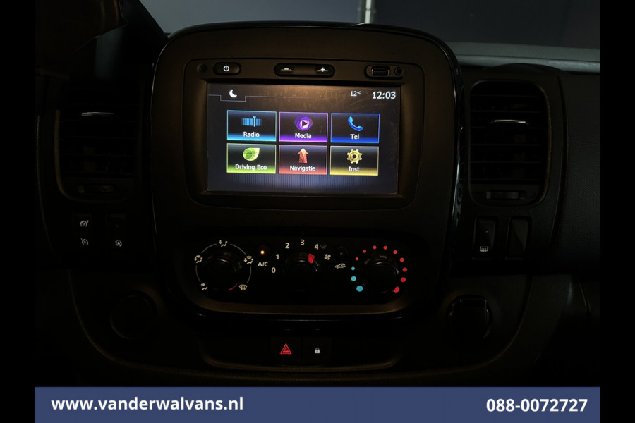 Opel Vivaro 1.6 CDTI 126pk L2H1 Euro6 Airco | Camera | Navigatie | Trekhaak | LED | Cruisecontrol Parkeersensoren, Bijrijdersbank