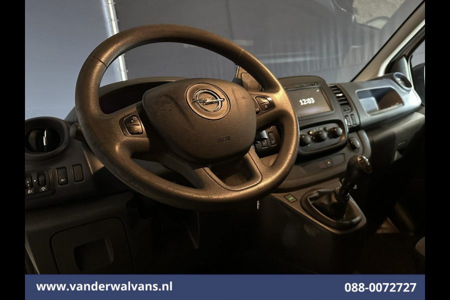 Opel Vivaro 1.6 CDTI 126pk L2H1 Euro6 Airco | Camera | Navigatie | Trekhaak | LED | Cruisecontrol Parkeersensoren, Bijrijdersbank