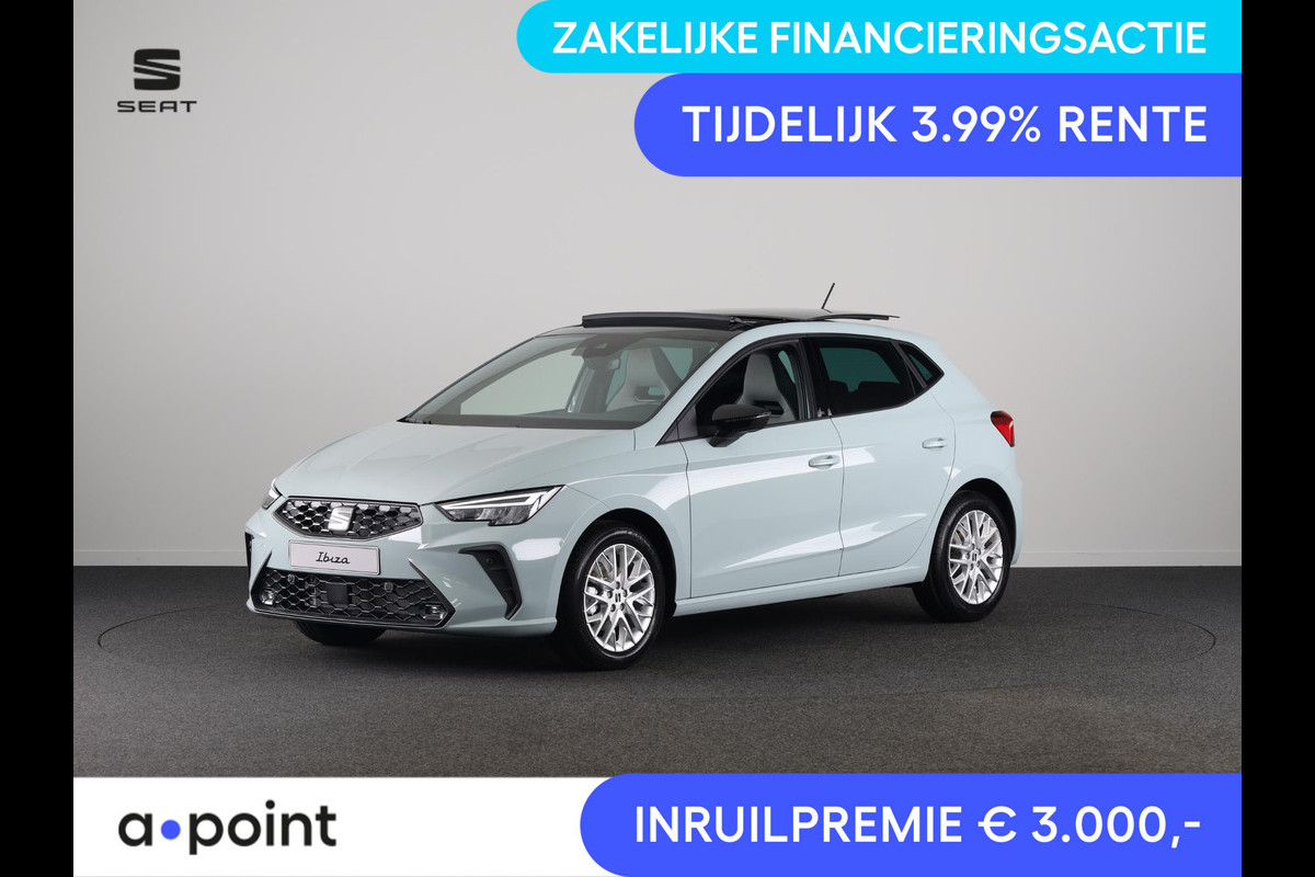 Seat Ibiza 1.0 EcoTSI FR Business Connect | DSG | Oniric Grey Metallic | Elektr Panorama Dak | Bucket Seats