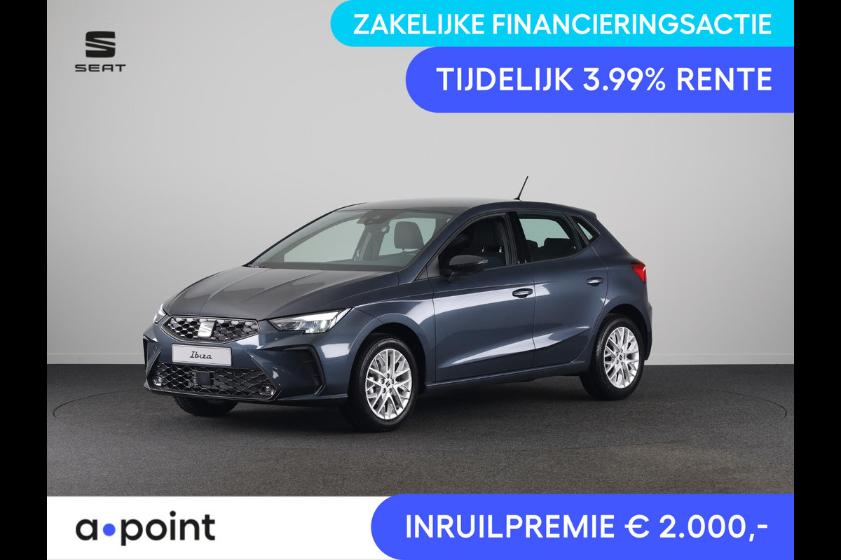Seat Ibiza SEAT Ibiza Style plus 1.0 EcoTSI 95 pk Magnetic Tech Metallic | Park Assist | Apple Carplay | Cruise control