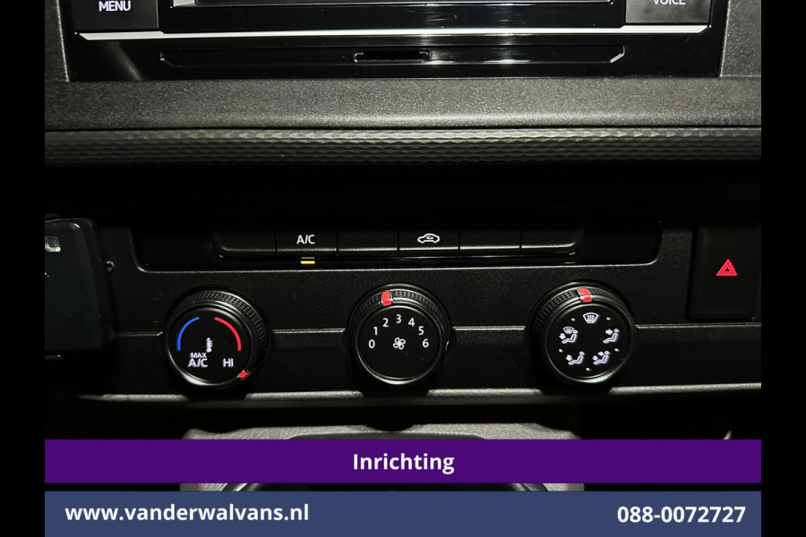 Volkswagen Transporter 2.0 TDI L2H1 inrichting Euro6 Airco | Omvormer | Camera | Imperiaal | Apple Carplay | Cruisecontrol | Trekhaak Android Auto, Parkeersensoren, Achterklep