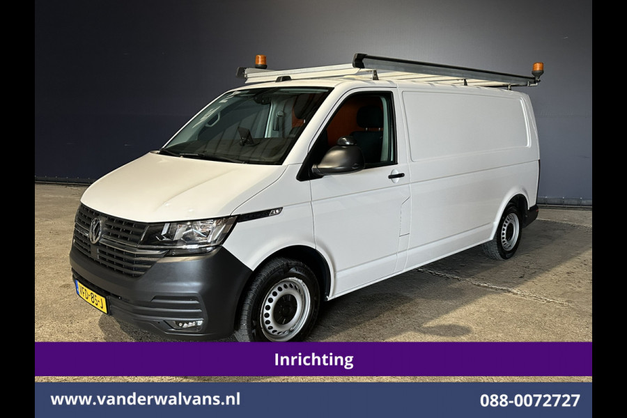 Volkswagen Transporter 2.0 TDI L2H1 inrichting Euro6 Airco | Omvormer | Camera | Imperiaal | Apple Carplay | Cruisecontrol | Trekhaak Android Auto, Parkeersensoren, Achterklep