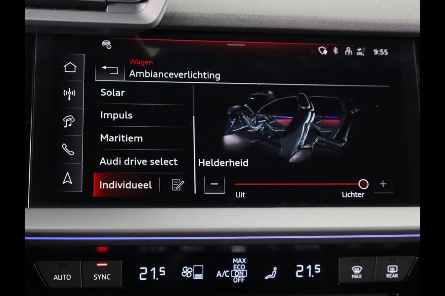 Audi A3 Sportback 40 TFSI e S edition 204 pk S-tronic | Verlengde garantie | Navigatie | Panoramadak | Parkeersensoren (Park assist) | Achteruitrijcamera | Stoelverwarming | S-Line |