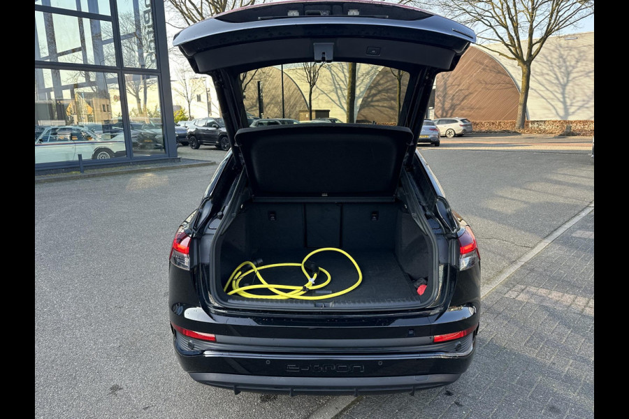Audi Q4 Sportback e-tron 50 quattro S edition 77 kWh 3X S-LINE| SOH 93% | LEER |MATRIX LED| ADAPTIVE CRUISE CONTROL | LEDER | ELEKTRISCHE ACHTERKLEP| CAMERA| 21 INCH!