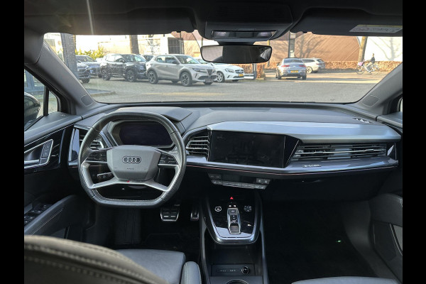 Audi Q4 Sportback e-tron 50 quattro S edition 77 kWh 3X S-LINE| SOH 93% | LEER |MATRIX LED| ADAPTIVE CRUISE CONTROL | LEDER | ELEKTRISCHE ACHTERKLEP| CAMERA| 21 INCH!