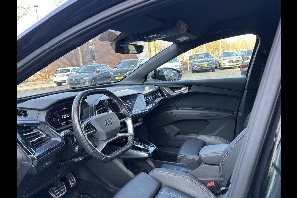 Audi Q4 Sportback e-tron 50 quattro S edition 77 kWh 3X S-LINE| SOH 93% | LEER |MATRIX LED| ADAPTIVE CRUISE CONTROL | LEDER | ELEKTRISCHE ACHTERKLEP| CAMERA| 21 INCH!