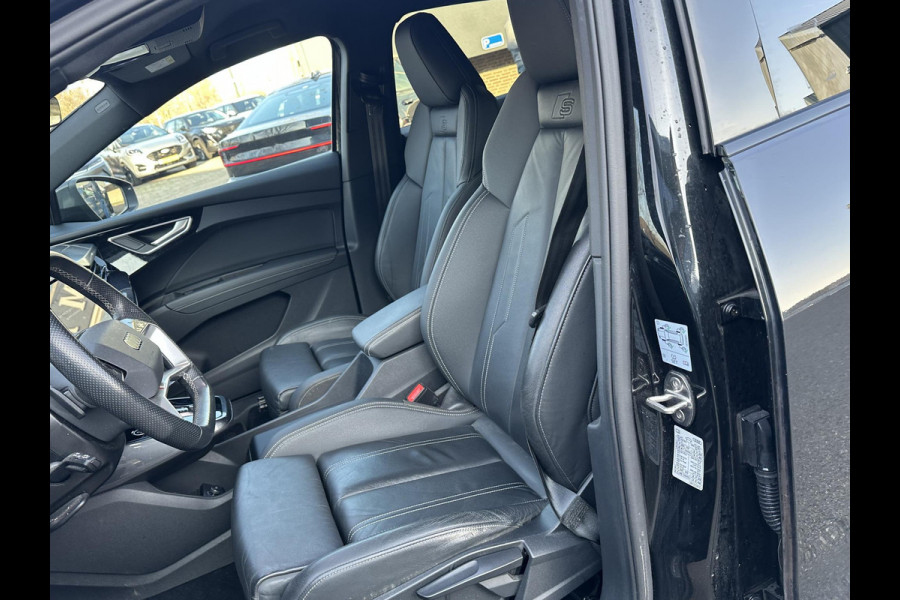 Audi Q4 Sportback e-tron 50 quattro S edition 77 kWh 3X S-LINE| SOH 93% | LEER |MATRIX LED| ADAPTIVE CRUISE CONTROL | LEDER | ELEKTRISCHE ACHTERKLEP| CAMERA| 21 INCH!