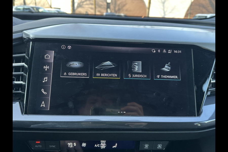 Audi Q4 Sportback e-tron 50 quattro S edition 77 kWh 3X S-LINE| SOH 93% | LEER |MATRIX LED| ADAPTIVE CRUISE CONTROL | LEDER | ELEKTRISCHE ACHTERKLEP| CAMERA| 21 INCH!