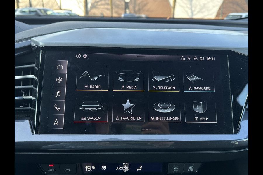 Audi Q4 Sportback e-tron 50 quattro S edition 77 kWh 3X S-LINE| SOH 93% | LEER |MATRIX LED| ADAPTIVE CRUISE CONTROL | LEDER | ELEKTRISCHE ACHTERKLEP| CAMERA| 21 INCH!