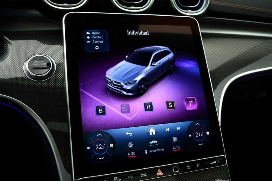 Mercedes-Benz C-Klasse Estate 300 e AMG Line Pano Trekh Distr Memory+Ventilatie HUD 360 Night