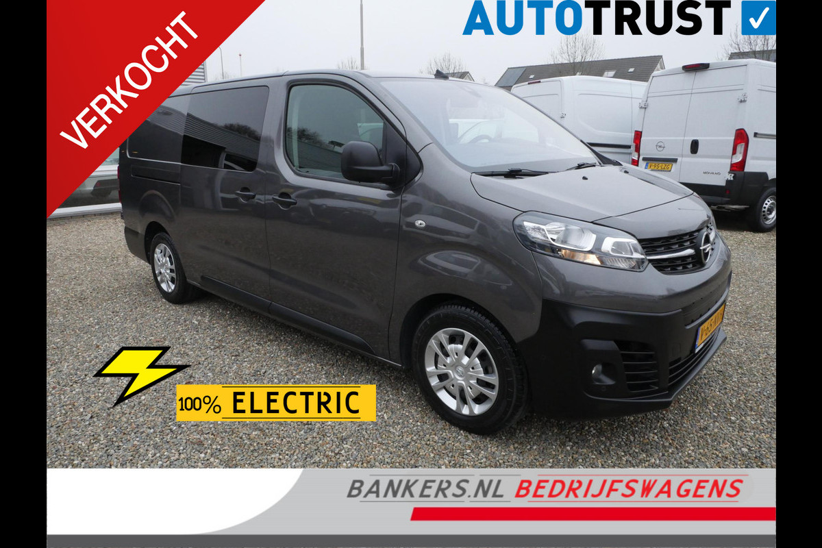 Opel e-Vivaro L3, Dubbel Cabine, 75 kWh, Airco