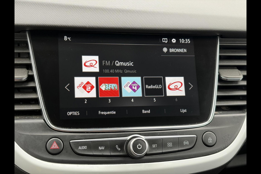 Opel Crossland X 1.2 Turbo Innovation 360° Camera,Afn.Trekhaak,Navi,110pk,Navi,6 Bak,Rijstrooksensor,BSD,Clima,Cruise,Lm velgen,Apk tot 02-2028