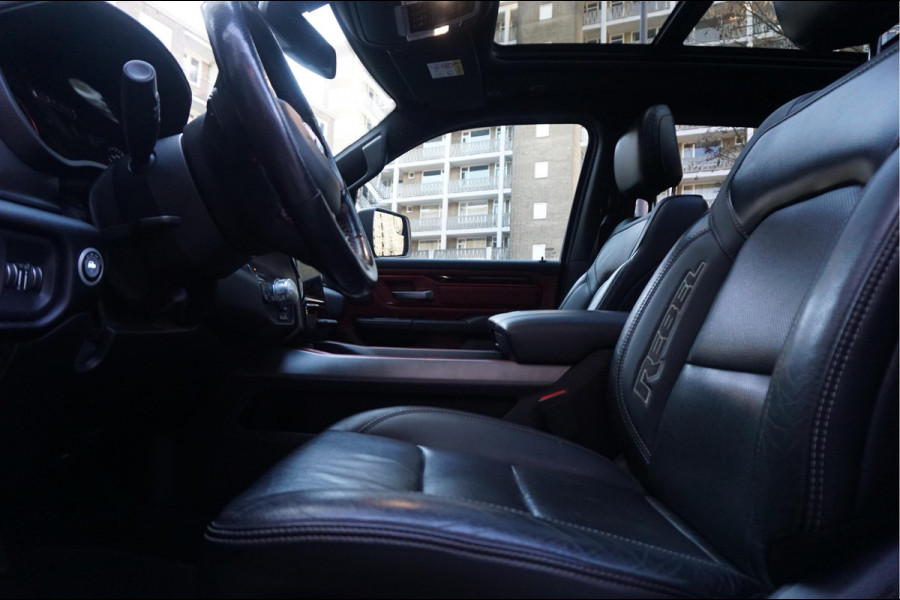 Dodge Ram 1500 5.7 V8 4x4 Rebel Sport | Luchtvering PANO -dak | Black Line | Off Road | Groot Navi | Apple CarPlay | Keyless | 20inch | Harman Kardon | Full LED | LPG onderbouw | excl BTW 3/2026 beurt + 4x Banden