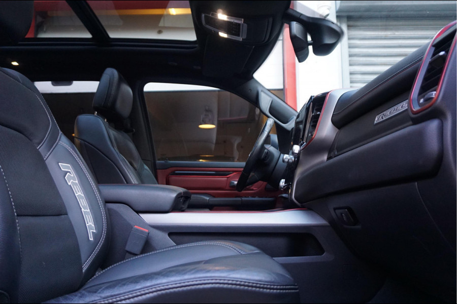 Dodge Ram 1500 5.7 V8 4x4 Rebel Sport | Luchtvering PANO -dak | Black Line | Off Road | Groot Navi | Apple CarPlay | Keyless | 20inch | Harman Kardon | Full LED | LPG onderbouw | excl BTW 3/2026 beurt + 4x Banden