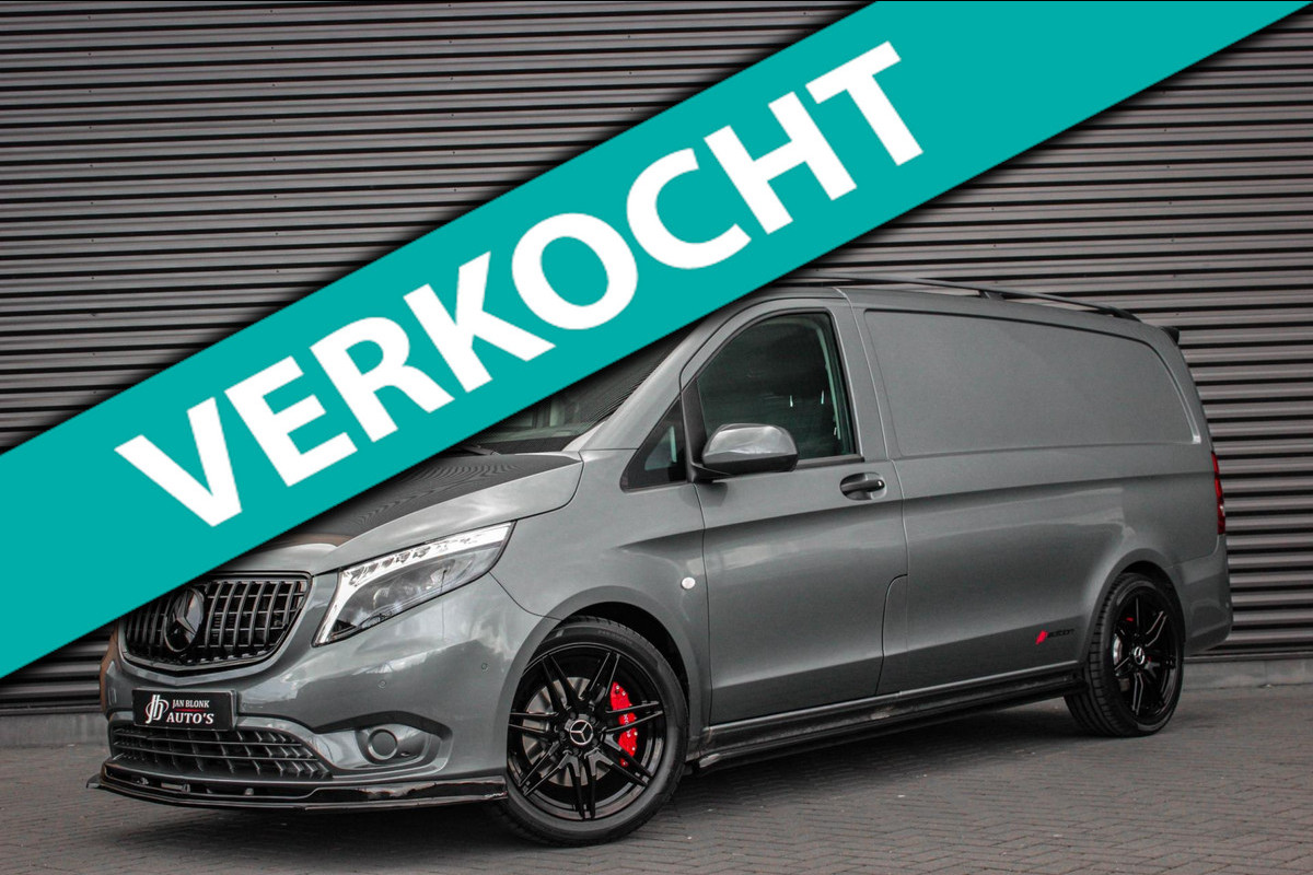Mercedes-Benz Vito 215PK JB- EDITION FULL BLACK / AMG / SPOILER / VERLAGINGSVEREN / NAVIGATIE / CLIMATE CONTROL / TREKHAAK / CRUIS