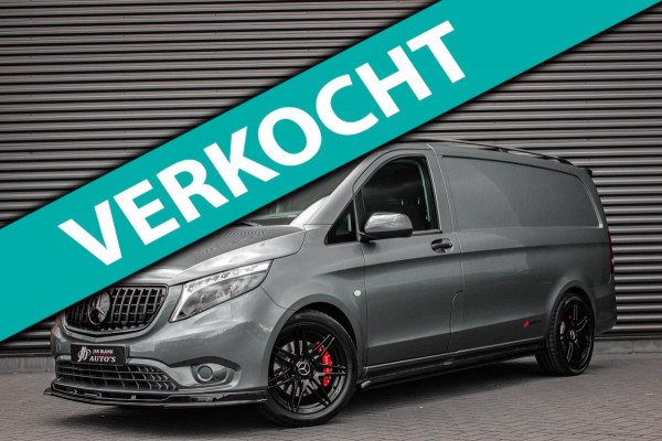 Mercedes-Benz Vito 136PK JB-EDITION FULL BLACK / AMG / SPOILER / VERLAGINGSVEREN / NAVIGATIE / CLIMATE CONTROL / TREKHAAK / CRUISE