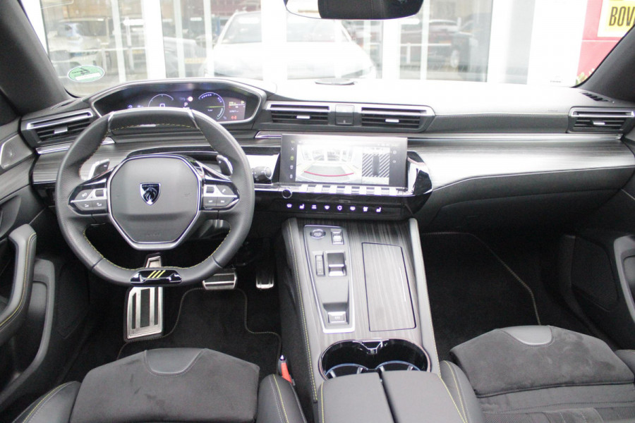 Peugeot 508 SW PSE 1.6 HYbrid 360PK AWD | PANORAMISCH SCHUIF/KANTELDAK | FOCAL® PREMIUM AUDIOSYSTEEM MET 10 SPEAKERS | MATRIX KOPLAMPEN | SFEERVERLICHTING | 360 HD PARKEERCAMERA'S | VERWARMDE VOORRUITRAND | DRAADLOOS APPLECARPLAY/ANDROID AUTO | NAVIGATIE | ADAPTIEVE CRUISE CONTROL | SPORT HIGH PERFORMANCE ONDERSTEL | ACTIVE SUSPENSION CONTROL | ANTIDIEFSTAL PACK (ALARM) | NIGHT VISION | 20" LICHTMETALEN ''EXXAR'' VELGEN | VERWARMBARE AGR SPORTSTOELEN MET MASSAGEFUNCTIE | BEKLEDING ''NAPPA LEDER''/ALCANTARA/3D STOF PSE | ELEKTRISCH BEDIENBARE ACHTERKLEP | PEUGEOT SPORT REMKLAUWEN I