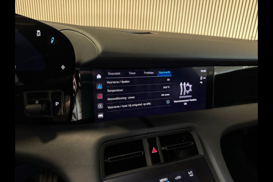 Porsche Taycan Performance 93 kWh-SOH 90%-MEMORY-WARMTEPOMP-PASM-STUUR VERWARMBAAR-SURROUND VIEW