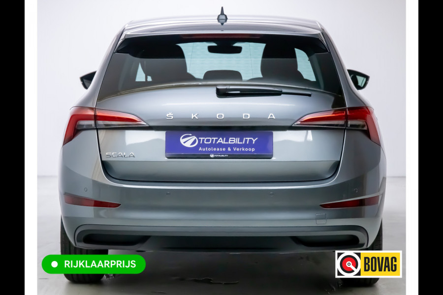 Škoda SCALA 1.0 TSI Ambition Comfort Automaat 110 PK Stoel- en stuurverwarming , Climate control , Apple Carplay, Android auto, PDC achter All season banden