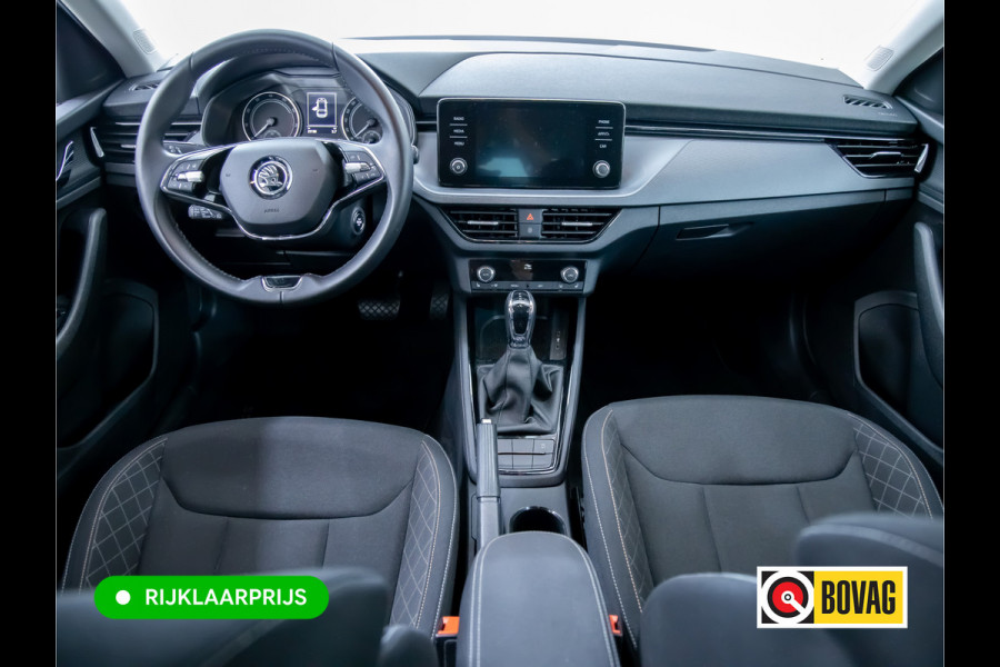 Škoda SCALA 1.0 TSI Ambition Comfort Automaat 110 PK Stoel- en stuurverwarming , Climate control , Apple Carplay, Android auto, PDC achter All season banden