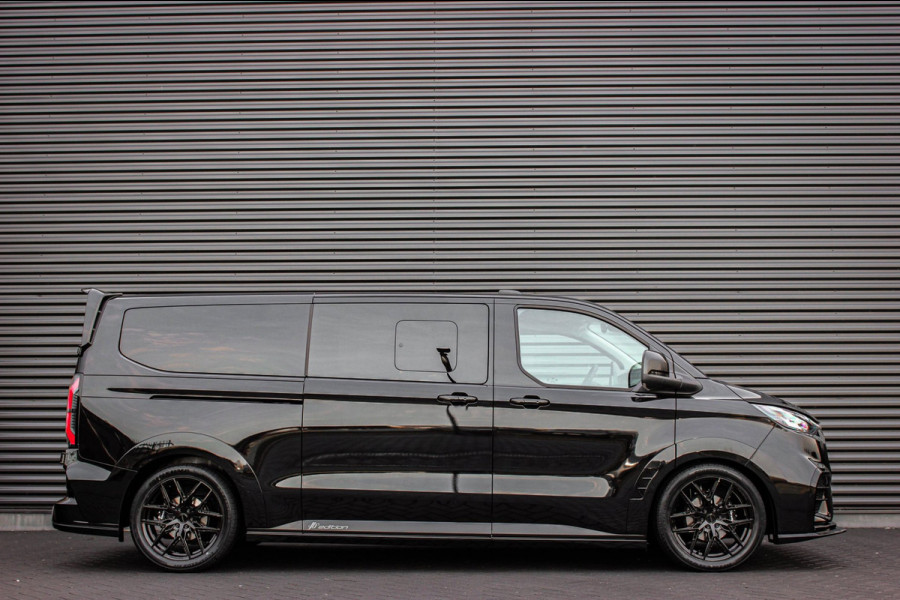 Ford Transit Custom 320 2.0 TDCI L2H1 MS-RT DC AWD DUBBEL CABINE BPM VRIJ / KUIPSTOELEN / DIRECT RIJDEN / NAVIGATIE / FULL BLACK