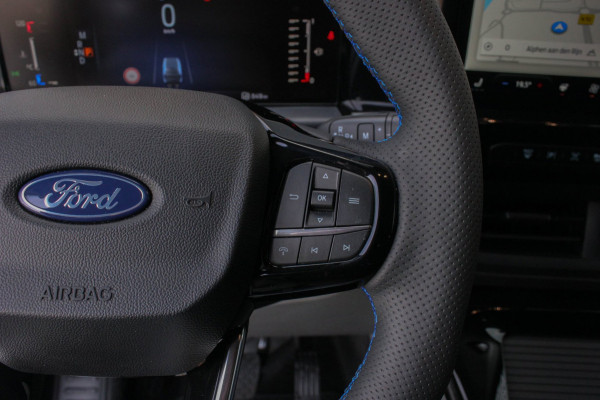 Ford Transit Custom 320 2.0 TDCI L2H1 MS-RT DC AWD DUBBEL CABINE BPM VRIJ / KUIPSTOELEN / DIRECT RIJDEN / NAVIGATIE / FULL BLACK