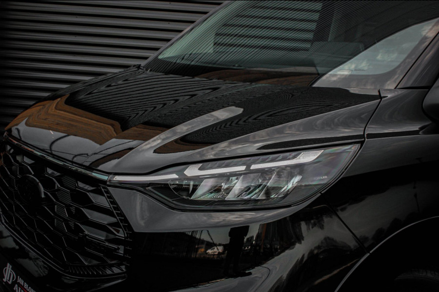 Ford Transit Custom 320 2.0 TDCI L2H1 MS-RT DC AWD DUBBEL CABINE BPM VRIJ / KUIPSTOELEN / DIRECT RIJDEN / NAVIGATIE / FULL BLACK