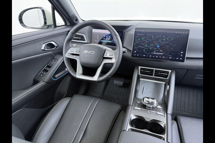 BYD ATTO 2 Boost 45 kWh DIRECT LEVERBAAR | VOLLEDIGE BYD FABRIEKSGARANTIE T/M 11-2030 OF 150.000 KM | STOEL- & STUURVERWARMING | ADAPTIEVE CRUISE | 360° CAMERA | PANORAMADAK | DODEHOEKASSISTENT | ORIGINEEL NL AUTO