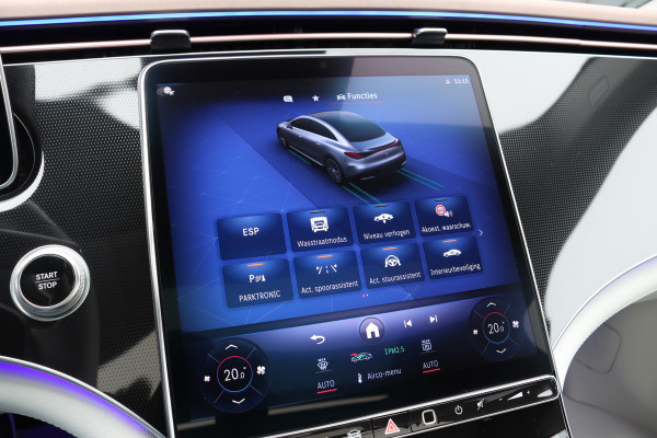 Mercedes-Benz EQE 300 Business Solution Premium 90 kWh | Luchtvering | Distronic+ | Panoramadak | Massage | Burmester | Digital Light | Surround Camera | Augmented Reality | Leder |  Stoelventilatie | Verwarmd Stuurwiel |