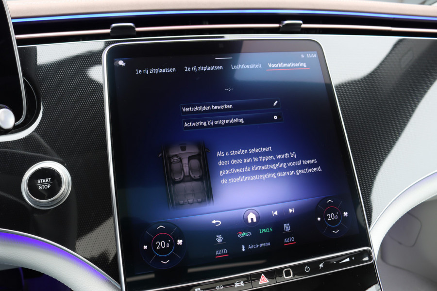 Mercedes-Benz EQE 300 Business Solution Premium 90 kWh | Luchtvering | Distronic+ | Panoramadak | Massage | Burmester | Digital Light | Surround Camera | Augmented Reality | Leder |  Stoelventilatie | Verwarmd Stuurwiel |