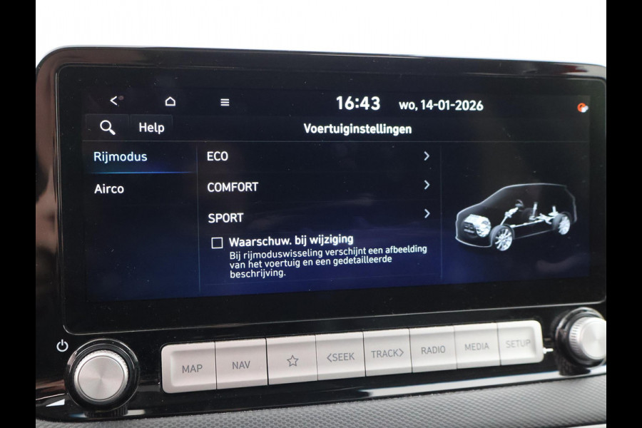Hyundai Kona EV PREMIUM SKY 64 KWH + SCHUIFDAK | LEDER | STOELVENTILATIE | STUURVERW. | STOELVERW.