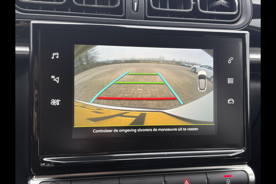 Citroën C3 1.2 PureTech S&S Shine Automaat,Camera,Navi,Pdc,Rijstrooksensor,Recent beurt gehad,Clima,Cruise,Lm velgen,110pk,N.A.P,Apk tot 02-2027