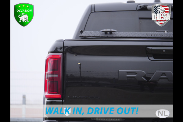 Dodge Ram | 1500 | Limited | 3.0L Twin-Turbo I6 | High Output | Xpell | Tint | Diamond Cover | Red Accent Nieuw Binnen!
