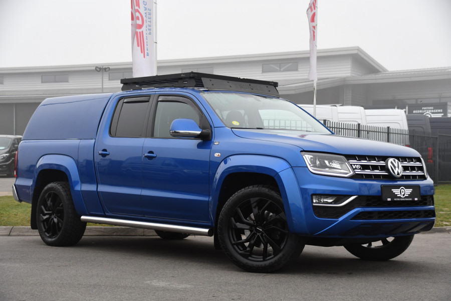 Volkswagen Amarok 3.0 V6 TDI 4Motion DC Highline Camera, Cruise, Carplay, Stoelverwarming, Leder, LED, 4x4, Automaat, 225pk, 3300kg Trekhaak, Uniek!