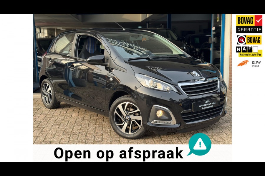 Peugeot 108 1.0 e-VTi Allure 2019 Zwart NAVI CLIMA LM NAP!