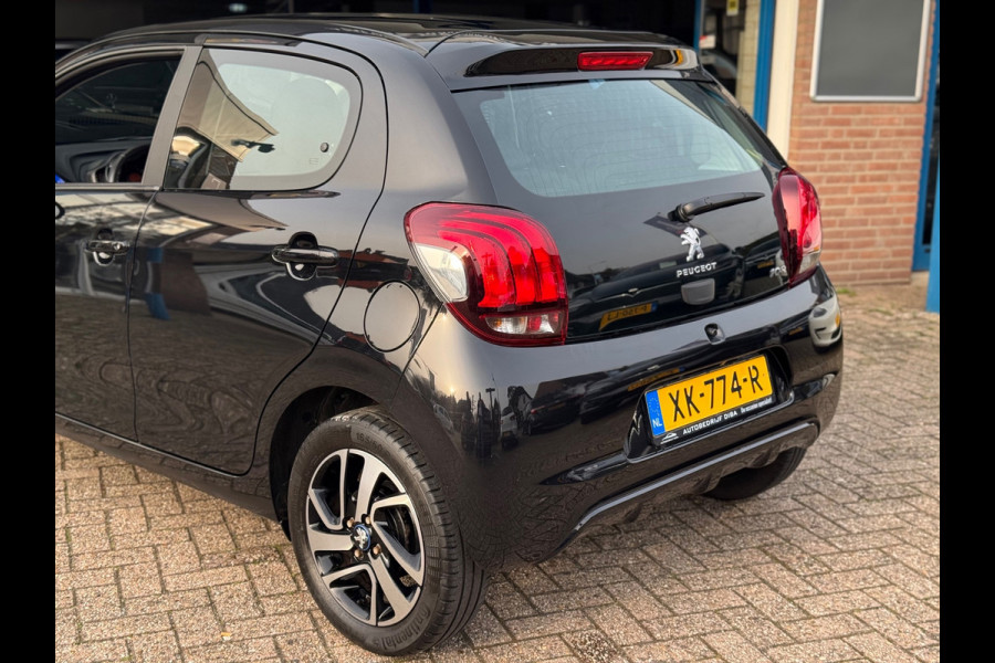 Peugeot 108 1.0 e-VTi Allure 2019 Zwart NAVI CLIMA LM NAP!