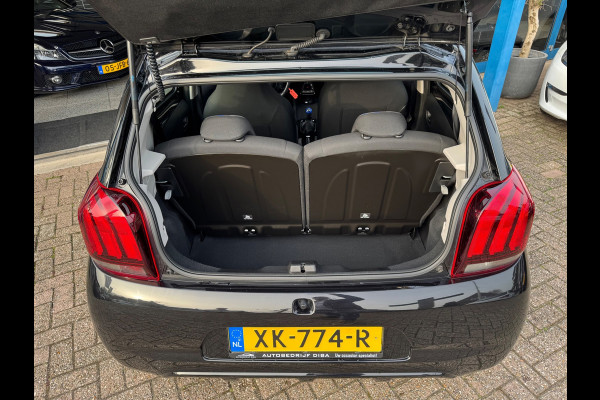 Peugeot 108 1.0 e-VTi Allure 2019 Zwart NAVI CLIMA LM NAP!