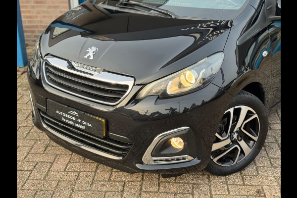Peugeot 108 1.0 e-VTi Allure 2019 Zwart NAVI CLIMA LM NAP!