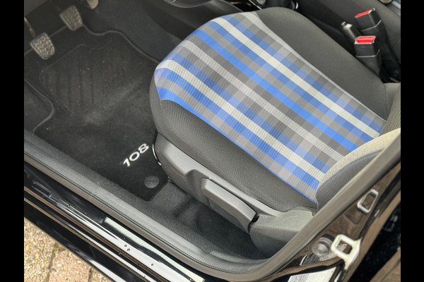 Peugeot 108 1.0 e-VTi Allure 2019 Zwart NAVI CLIMA LM NAP!