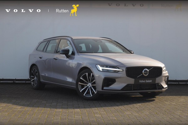 Volvo V60 T6 350PK Automaat AWD Plus Dark / Adaptive cruise control / Elektrische stoelen / Harman Kardon audio / Trekhaak / Pilot assist / BLIS / Stoel en stuur verwarming / Elektrische achterklep / Parkeersensoren met 360 camera / Google infotainment