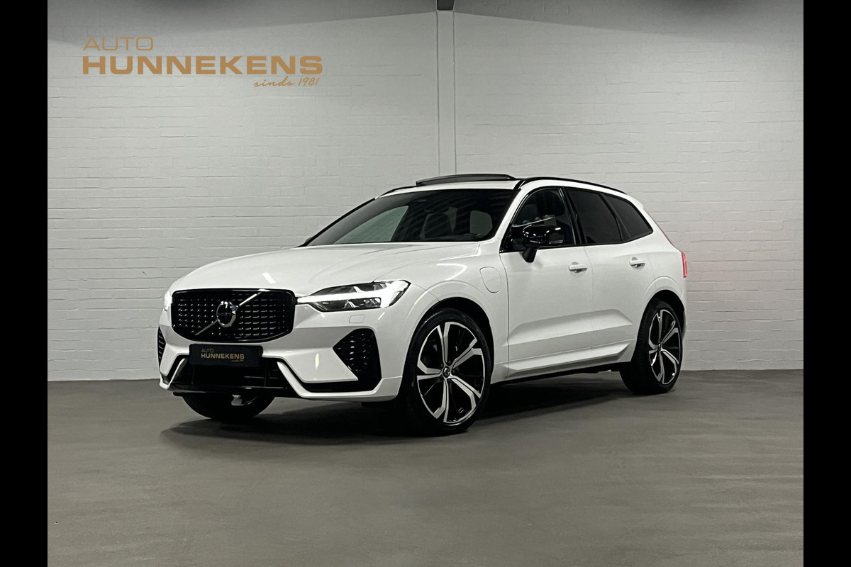 Volvo XC60 2.0 T6 Plug-in hybrid AWD R-Design Luchtvering | Trekhaak | Open dak | Adapt. cruise | Stuur-/stoelverwarming | Memory | Achteruitrij camera | Carplay