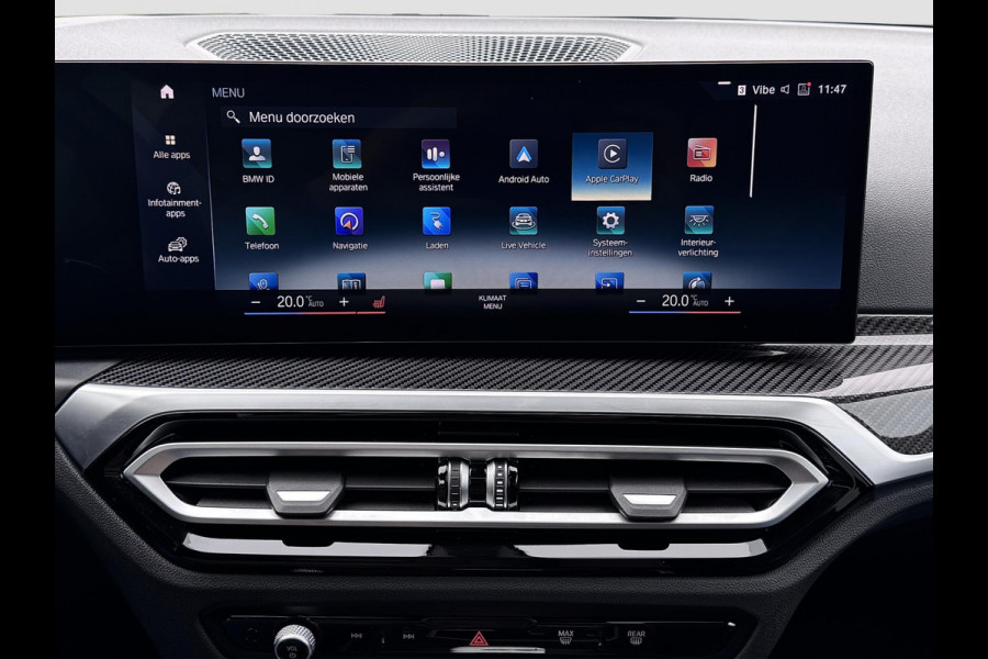 BMW 3 Serie Touring 320e | M-Sport | Pano | Harman Kardon | 19 inch | Carbon | Stuurwiel verwarmd | Individual | Brooklyn Grey